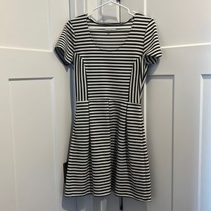 Madewell Bistro striped dress